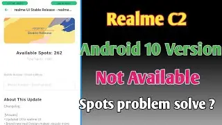 Trial Version New Software Update! in Realme C2 Problem Solve?