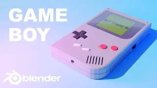 3D Modeling Game Boy in Blender | Timelapse