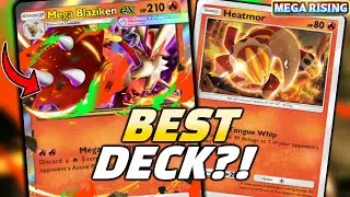 The GOAT Mega Blaziken DECK With.... HEATMOR?! NEW Deck For RANKED? | Pokemon TCG Pocket