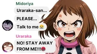 If Uraraka is Angry with Midoriya | My Hero Academia IG DM Skit