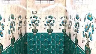 Bathroom wall and floor tiles design ideas | బాత్రూమ్ గోడ మరియు నేల టైల్స్ డిజైన్ ఆలోచనలు 