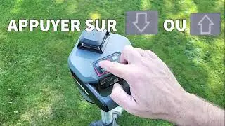 R&eacute;alisation de pentes avec le laser RLDN-22