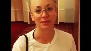 Kaley Cuoco/Instagram post by Karl Cook 18.11.2017
