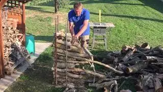 Tagliare la legna in modo straordinario
