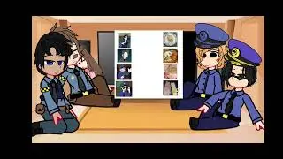 Spooky month police react to edits | ♪YELLOW___SMILE♪ | Ft: Molly | Part ?