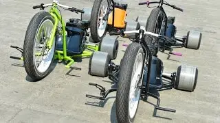 Motorized Big Wheel Drift Trike Gang