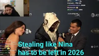Артер комментирует интервью Дина и Алинити на церемонии вручения премии Streamer Awards.
