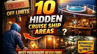 10 Hidden Cruise Ship Areas Most Passengers Never Find 🚢😱