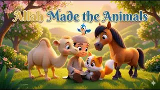 Allah Made the Animals | Islamic Kids cartoon Song | Learn About Animals