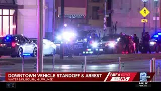 Wauwatosa police arrest driver after standoff in downtown Milwaukee