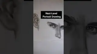 Hyper Real Male Face Drawing | DrawArmi #shorts #drawing #hyperrealism #drawarmi