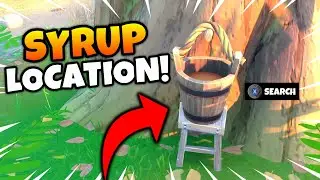 Fortnite MAPLE SYRUP BUCKETS Locations! Collect Maple Syrup Buckets in Weeping Woods (Season 5)
