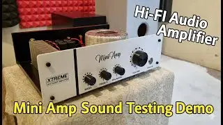 LM3886TF Based Mini Amp Hi-Fi Integrated Amplifier || Indian Xtreme Audio