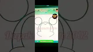Mickey Mouse making in MS Paint #computer #viral #shorts #computer #computereducation #mspaint