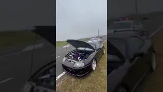 Supra Mk4 Vs Police Car #shorts