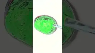💚Can Green Calm Your Nervous System? #relaxing #asmr #asmrsounds #paintasmr #colorshift #satisfying