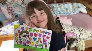 A colorful message of love 💖 Autism art made for grandma