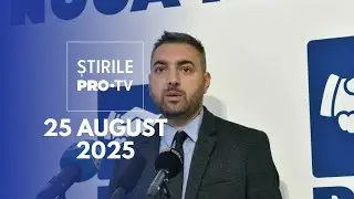 Știrile PRO TV - 25 August 2025 | Fost candidat la prezidențiale, acuzații grave