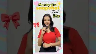 Snapchat Trick pt.2 🎀 u must try#learnwithektaa #snapchat #snapchatstoryvideo #ytshorts #fypシ