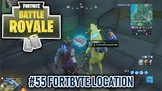 Fortnite #55 Fortbyte Location! - Fortnite Battle Royale! (Battle Royal Season 9)