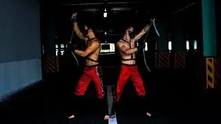 BESTWAY TEAM SHOW | HALLOWEEN | EVIL | ACROBATICS IN PAIR