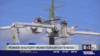 Power shutoff moratorium extended