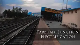 Parbhani Station Electrification update | Foundation work started at Parbhani junction