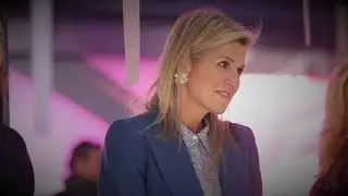 Koningin M&aacute;xima bezoekt Dutch Design Week samen met vriendin Mariska Dietz
