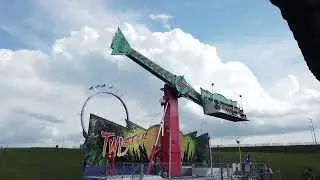 Ali Baba, twister, rock star, carpet carnival ride-full cycle