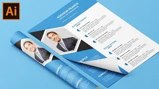 Resume Design In Adobe Illustrator | CV Designing