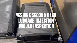 YESHINE High Quality Second Used PP Luggage Injection Mould Trial #luggage #suitcase #mold #bag