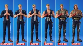How to Unlock ALL AGENT JONESY STYLES (Fortnite Season 6)