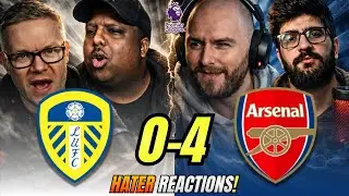 Arsenal&rsquo;s RIVALS & HATERS reactions to Leeds 0-4 Arsenal! Premier League Fan Reactions