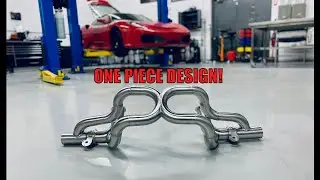 Ferrari F430 Custom X-Pipe Exhaust System - One Piece Design!