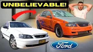 Turning Our Aussie BA Falcon Into A JDM DRIFT CAR!