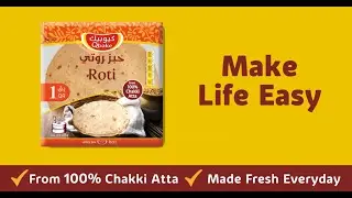 Where is the time to make Roti? With Qbake Ready-to-Eat Roti, Make Life Easy!