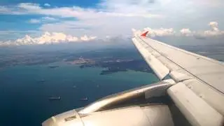 Jetstar Asia Airbus A320 Landing in Singapore [9V-JSL]