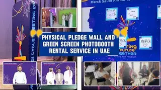 Pledge Booth and the Green Screen Photo Booth