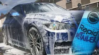 BMW f30 | Maintenance car washing ASMR | Infinity Wax - Rapid Detailer