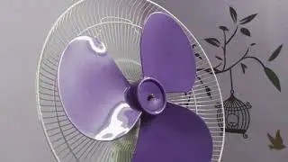 Usha Mist Air Icy Pedestal Fan (Purple) - Unboxing, Assembly
