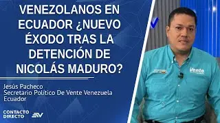 Venezolanos en Ecuador - Entrevista con Jes&uacute;s Pacheco | Contacto Directo | Ecuavisa