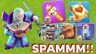 Meteor Golem Spamathon!! Live Legends League Top 1K Hits💥💥