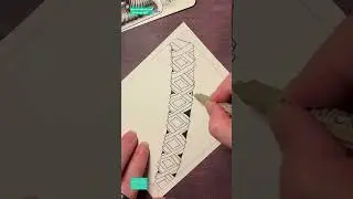 Tangle Vega with me #zentangle #drawing #art #tutorial #howtodraw #3ddrawing #illusion #howtotangle