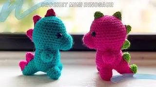 PART 1| HOW TO CROCHET EASY MINI DINOSAUR