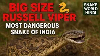 Big Size Russell Viper | भारत का खतरनाक सांप | Snake World Hindi