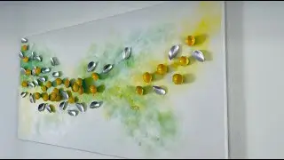 Очень большая современная картина на холсте, которую вы никогда раньше не видели. #рождественские...