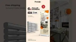 Get 6 Pull-up Banners for Just $499 with Free Ground Shipping