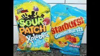 Sour Patch Xploderz & Starburst GummiBursts Original Review