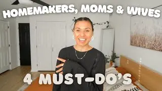 How To Be A More Productive Homemaker, Housewife & Mom 😌