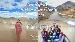The Leh-Ladakh Trip | Episode 3 | River Rafting at 12000ft #leh #lehladakh #rafting 